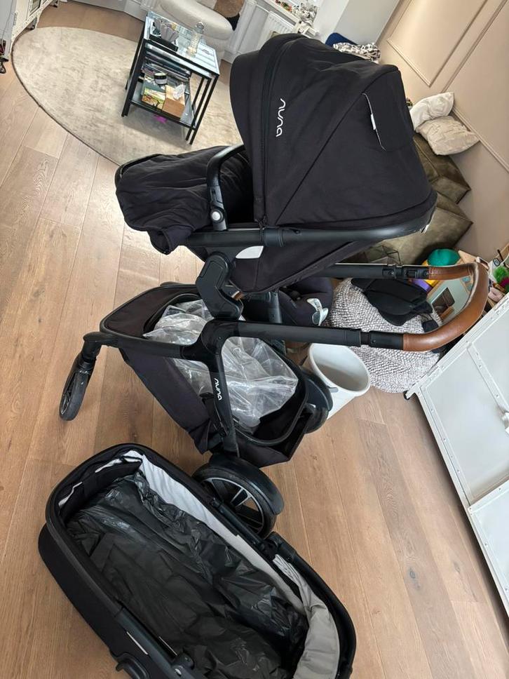 Nuna demi grow wandelwagen black, Kinderen en Baby's, Kinderwagens en Combinaties, Gebruikt, Combiwagen, Overige merken, Ophalen