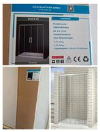 Douchewand schuifdeur 160x190 (NIEUW IN DOOS), Doe-het-zelf en Verbouw, Sanitair, Ophalen, Nieuw, Glas, Douche