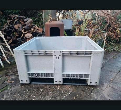 Laatste Palletbox kuubskist pallet box bak 1,2x1m oersterk!, Doe-het-zelf en Verbouw, Kratten en Dozen, Zo goed als nieuw, Bak of Kist
