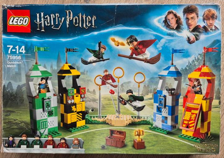 LEGO Harry Potter 75956 Quidditch Wedstrijd, Kinderen en Baby's, Speelgoed | Duplo en Lego, Gebruikt, Lego, Complete set, Ophalen of Verzenden