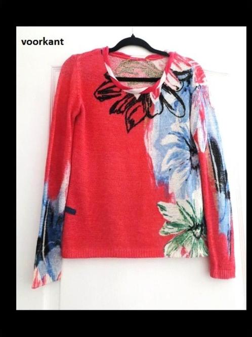 Prachtige Kleurrijke Blouse van BIVA maat S/M!, Kleding | Dames, Blouses en Tunieken, Zo goed als nieuw, Maat 36 (S), Oranje, Verzenden