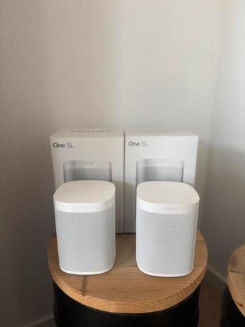 2x Sonos One SL | Wit | Nieuwstaat! beschikbaar voor biedingen