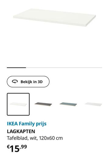IKEA Tafelblad - Gebruikt beschikbaar voor biedingen