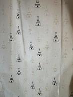 Witte kinderkamer gordijnen met tipi motief, Huis en Inrichting, Stoffering | Gordijnen en Lamellen, Wit, Ophalen of Verzenden