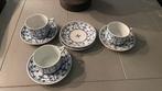 Oud blauw Saks kop en schotels, Ophalen of Verzenden