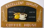 Coffee house excellent quality reclamebord van hout pubbord, Nieuw, Ophalen of Verzenden