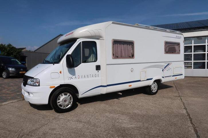 Fiat Advantage T6611 | KEURIGE STAAT | ENKELE BEDDEN, Caravans en Kamperen, Campers, Bedrijf, tot en met 3, Half-integraal, Fiat
