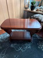 Art Deco Mahonie Bijzettafel, Ophalen, Gebruikt, 50 tot 100 cm, 50 tot 75 cm