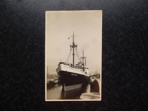 Schepen MS  NESTOR fotokaart, Verzamelen, Ansichtkaarten | Themakaarten, 1940 tot 1960, Voertuig, Ophalen of Verzenden