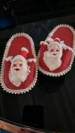 Vintage kerstslofjes, Diversen, Kerst, Ophalen of Verzenden, Gebruikt
