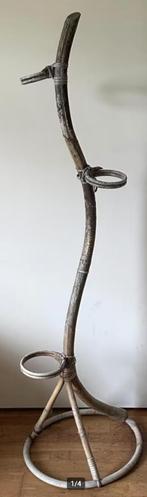 VINTAGE SCHUURVONDST: ROHE SLANG BAMBOE BLOEMEN STANDAARD, Ophalen, Overige soorten, Halfschaduw, Minder dan 100 cm