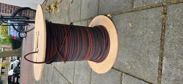 Dc kabel 6mm rol 150M, rood 30M zwart 25M beschikbaar voor biedingen
