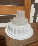 Vintage Tupperware kleine puddingvorm / festival met inzet, Huis en Inrichting, Ophalen of Verzenden, Zo goed als nieuw, Wit