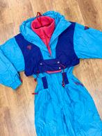 Vintage retro skipak - lichtblauw, paars, rood maat S, Ophalen of Verzenden, Vintage, Maat 36 (S), Gedragen