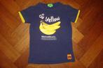 Funky XS t-shirt, donker blauw geel wit tekst banaan 110/116, Jongen, Funky XS, Ophalen of Verzenden, Zo goed als nieuw