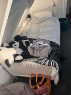 Ikea bed 200x80, Eenpersoons, Wit, Ophalen of Verzenden, Zo goed als nieuw