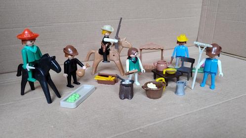 Playmobil setje Western Explorer 6 poppetjes en accessoires, Kinderen en Baby's, Speelgoed | Playmobil, Gebruikt, Los playmobil