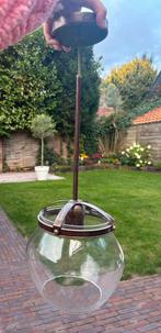 Karakteristieke hanglamp, Huis en Inrichting, Lampen | Hanglampen, Ophalen, Glas, 50 tot 75 cm