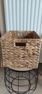 Rieten mand vierkant, 2 stuks, Ophalen, Mand, Vierkant, Nieuw