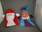 handpoppen sinterklaas en piet  27 en 30 cm, Ophalen of Verzenden, Zo goed als nieuw