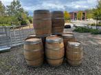 Wijnvaten 220 liter Eiken regenton, Tuin en Terras, Regentonnen, 150 liter of meer, Ophalen, Zo goed als nieuw, Hout