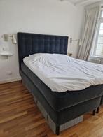 Bedhoofd met boxspring hoes ikea, Ophalen, Tweepersoons, Grijs, Zo goed als nieuw