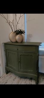 Brocante kast olijf groen, Antiek en Kunst, Antiek | Meubels | Kasten, Ophalen