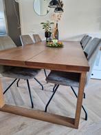 Massief houten Ikea tafel - 220x100cm, Huis en Inrichting, Ophalen