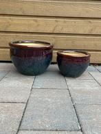Bloempotten groot Bloempot ophalen puntgaaf binnen en buiten, Ophalen, Rond, Minder dan 25 cm, Aardewerk