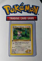 1st Edition Lt. Surge's Rattata, Gym Challenge Set 1999-2000, Ophalen of Verzenden, Zo goed als nieuw, Losse kaart