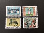 1975, Kinderzegels, 1079-1082, Postzegels en Munten, Postzegels | Nederland, Verzenden, Na 1940, Postfris