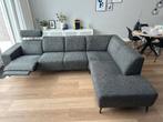 3-zits bank met eiland en elektrische relaxfunctie, Ophalen, Gebruikt, Hoekbank, 300 cm of meer