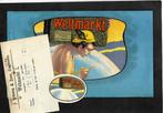 J. Bruning   set etiket   weltmark, Ophalen of Verzenden, Gebruikt, Sigarenbandjes