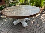 Riviera Maison salontafel 90 cm, Ophalen, Gebruikt, 50 tot 100 cm, Rond