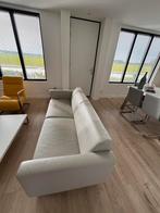 Artifort 2,5-zits lederen bank - muisgrijs, Huis en Inrichting, Banken | Bankstellen, Gebruikt, Tweepersoons, Ophalen of Verzenden