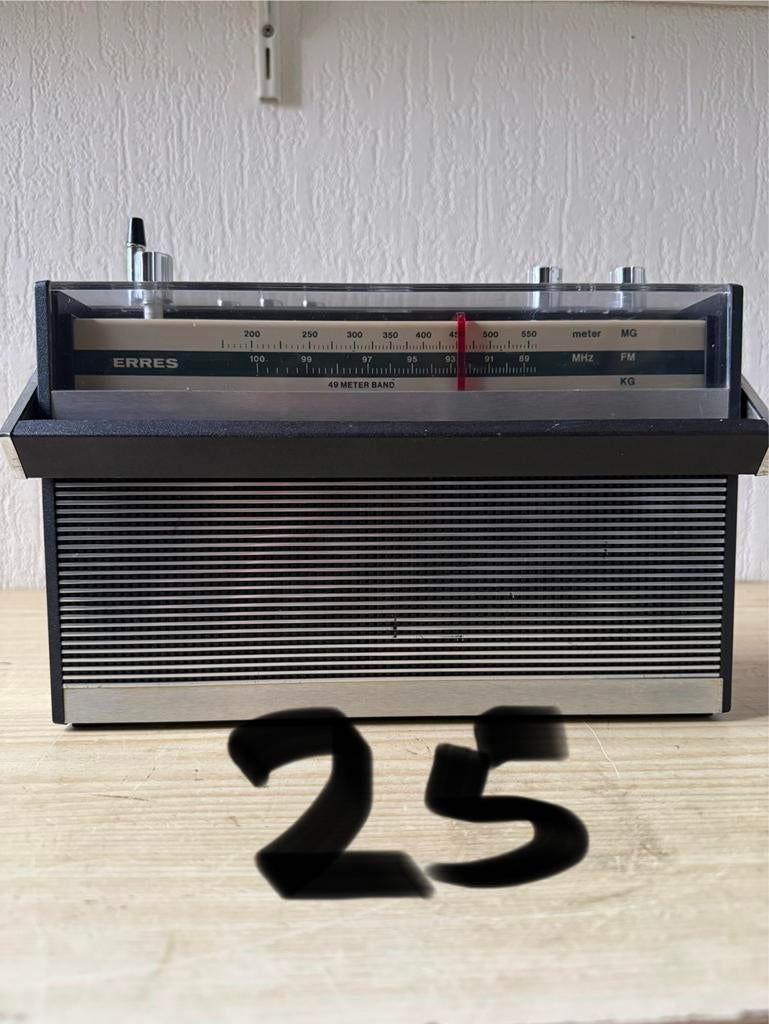 Vintage Erres Radio - Klassieker!, Audio, Tv en Foto, Radio's, Ophalen of Verzenden, Gebruikt, Radio