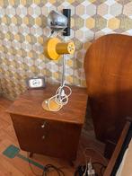 Vintage Gele Bureaulamp, Ophalen of Verzenden, Gebruikt, Metaal, Minder dan 50 cm