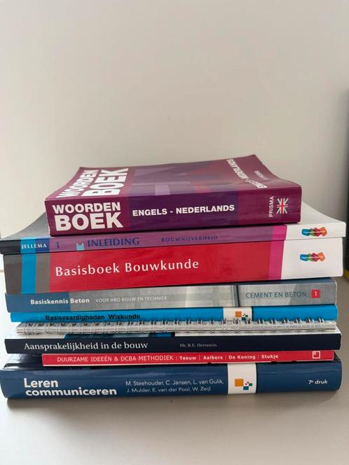 Studieboeken Hbo Bouwkunde 2025, Boeken, Studieboeken en Cursussen, Zo goed als nieuw, HBO, Beta, Ophalen of Verzenden
