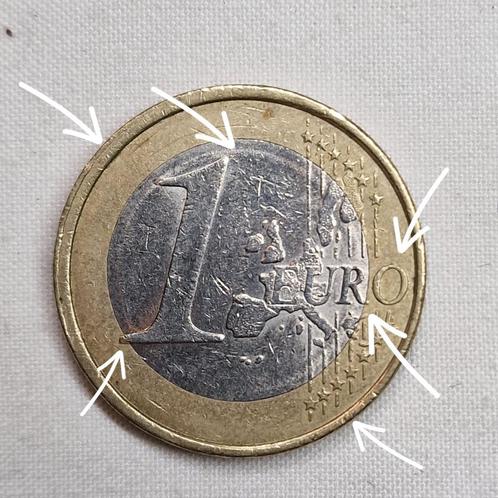 1 euromunt error misdruk duitsland 2005 j, Postzegels en Munten, Munten | Europa | Euromunten, Losse munt, 1 euro, Duitsland, Ophalen of Verzenden