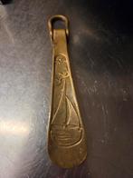 Mooie oude messing schoenlepel - nautisch decor, Ophalen of Verzenden, Gebruikt