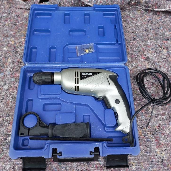 KINZO boormachine 230volt, Doe-het-zelf en Verbouw, Gereedschap | Handgereedschap, Ophalen of Verzenden