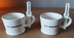 2 Riviera Maison espresso kopjes, Huis en Inrichting, Keuken | Servies, Ophalen of Verzenden, Zo goed als nieuw, Porselein