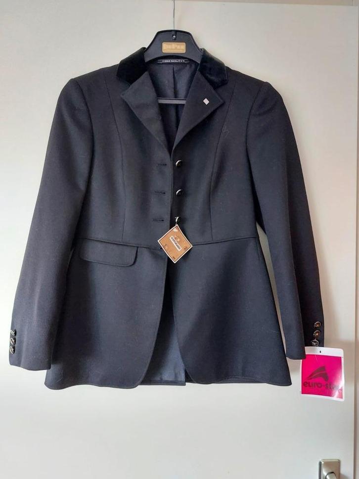 Eurostar wollen rijjasje / wedstrijdjasje - maat 36, Dieren en Toebehoren, Paardrijkleding, Nieuw, Dames, Bovenkleding, Ophalen of Verzenden