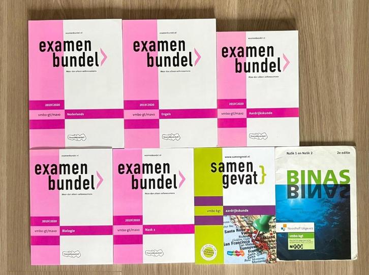 Examenbundels + samengevat vmbo-gt/mavo 2019-2020, Boeken, Schoolboeken, Nieuw, Overige vakken, VMBO, Verzenden