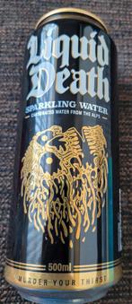 Liquid death sparkling water murder your thirst, Ophalen of Verzenden, Zo goed als nieuw, Overige merken