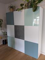IKEA vakkenkast - greeploos design, Huis en Inrichting, Kasten | Kledingkasten, Ophalen, Overige materialen, Met deur(en), 150 tot 200 cm