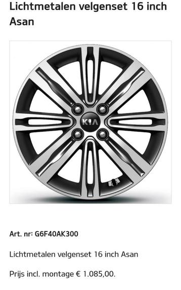 Originele kia picanto gt line velgen 16 inch beschikbaar voor biedingen