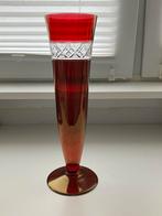 Cranberry rood glazen vaas van Laura Ashley home hand made, Huis en Inrichting, Woonaccessoires | Vazen, Gebruikt, Ophalen of Verzenden