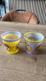 2 unieke blond amsterdam glazen, Huis en Inrichting, Keuken | Servies, Glas of Glazen, Blond Amsterdam, Ophalen of Verzenden, Glas