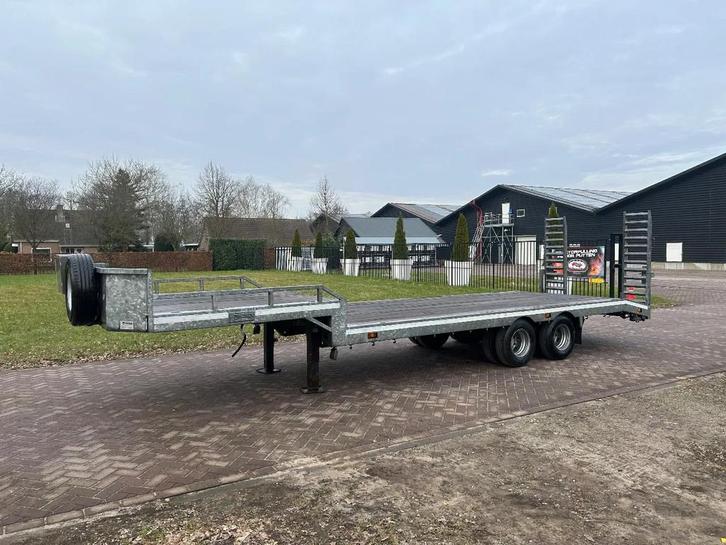 VELDHUIZEN Be oplegger 10 ton semi dieplader (bj 2013), Auto's, Vrachtwagens, Bedrijf, Te koop, Aanhangers en Opleggers, Overige brandstoffen